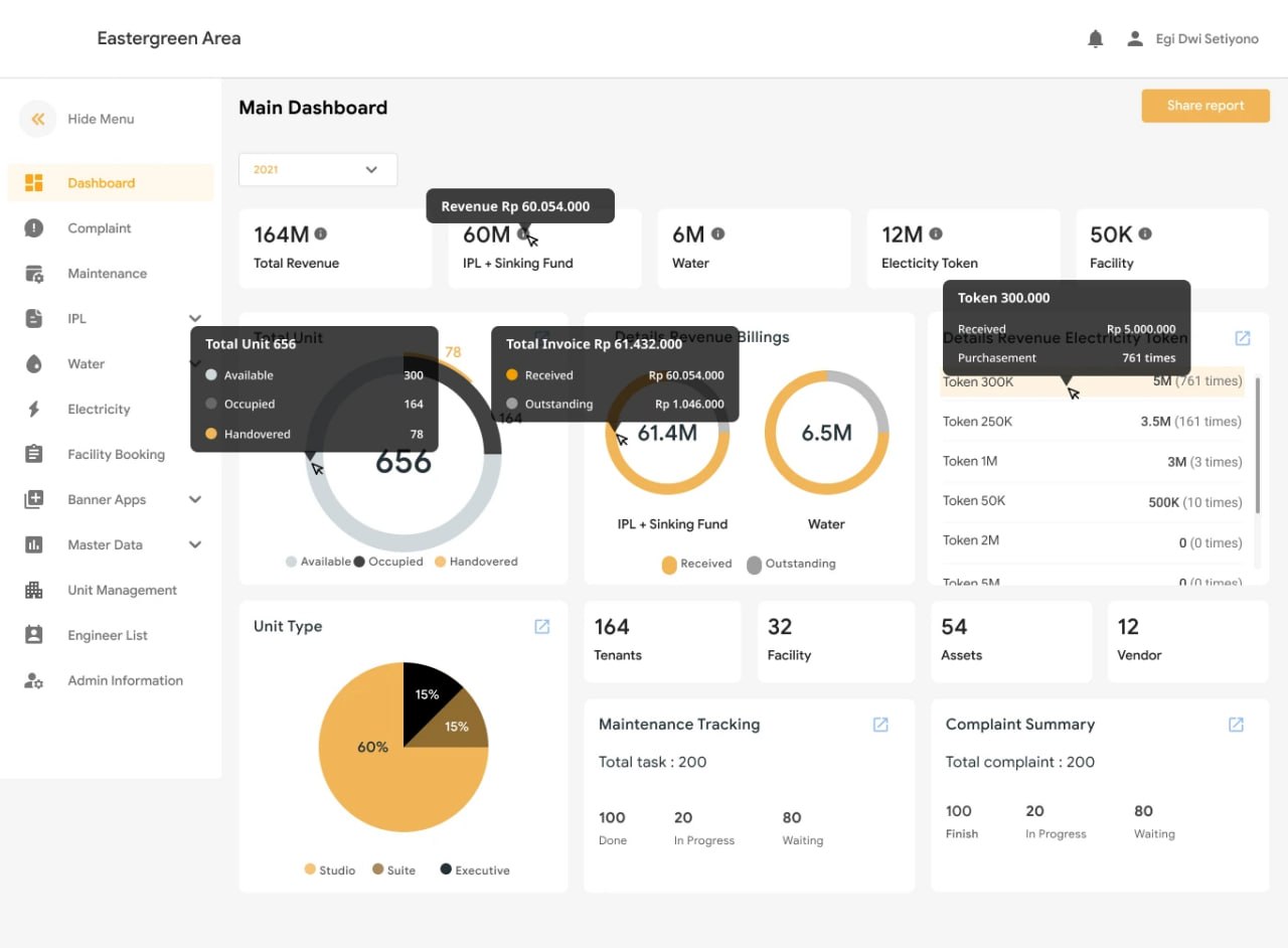 Tomps Building Modules interface
